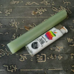 Natural Kunlun Jade Rough Nephrite Raw (100g, 12.5X1.5cm)