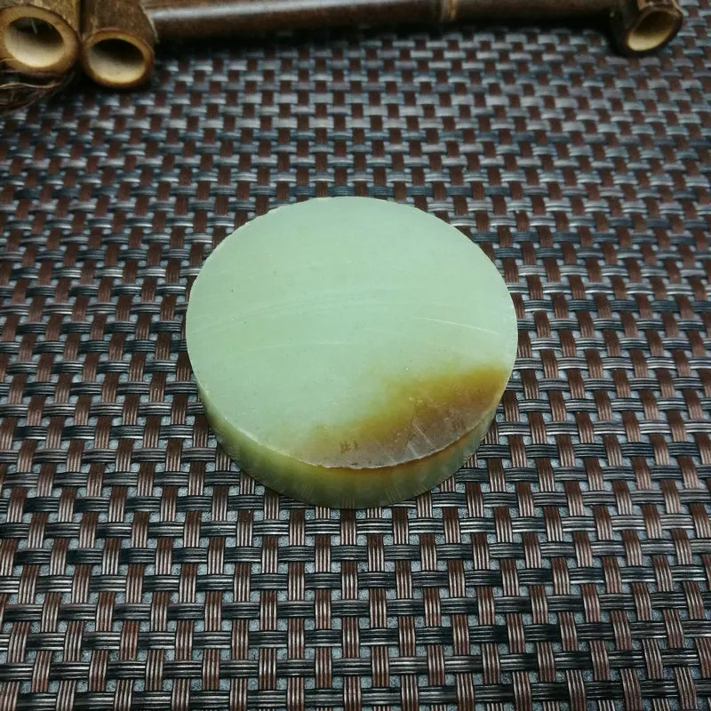 Natural Kunlun Jade Rough Nephrite Raw (102g,5.3X1.6cm)