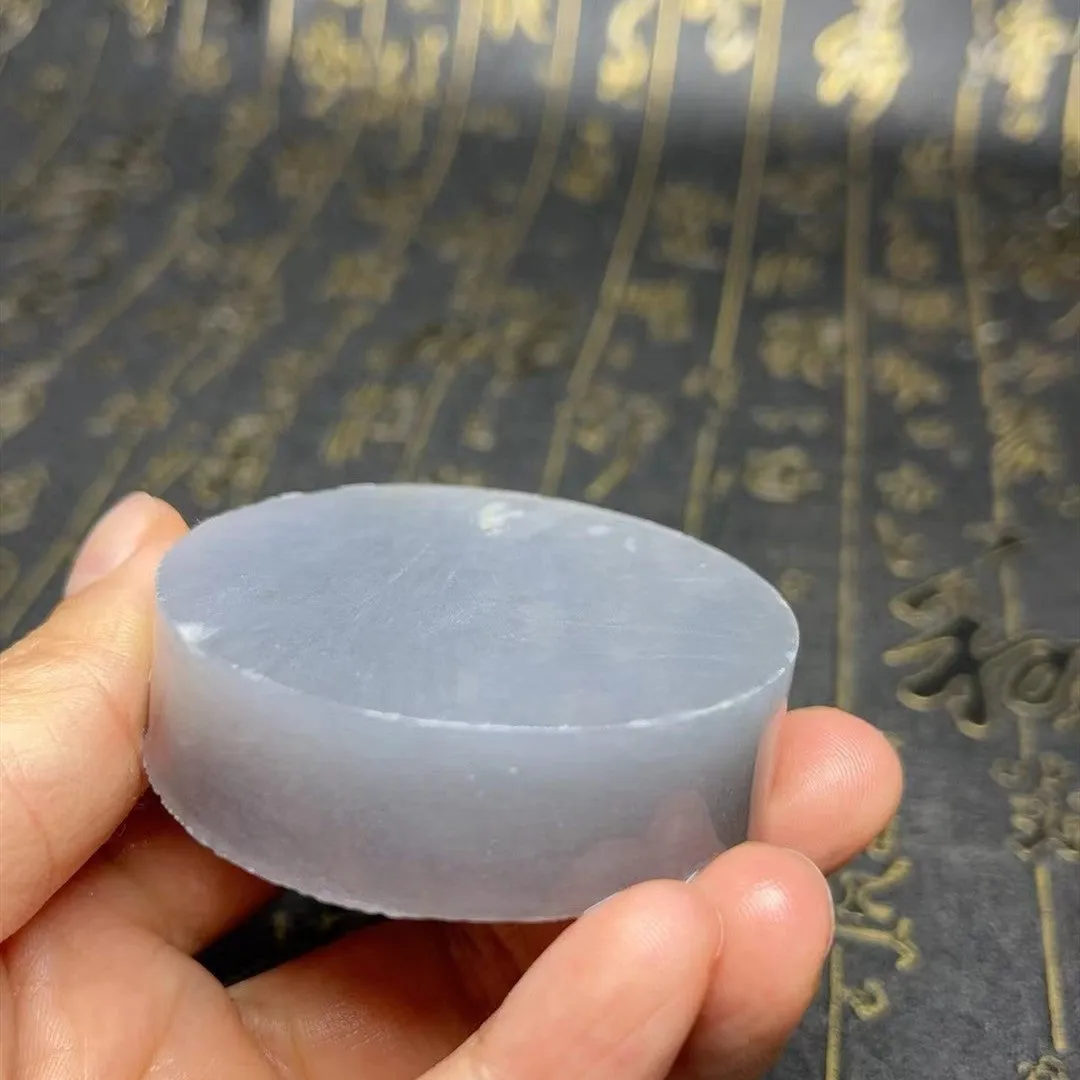 Natural Kunlun Jade Rough Nephrite Raw (117g,5.5X1.6cm)