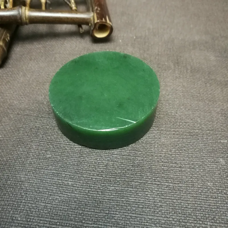 Natural Kunlun Jade Rough Nephrite Raw (119g,5.5X1.6cm)