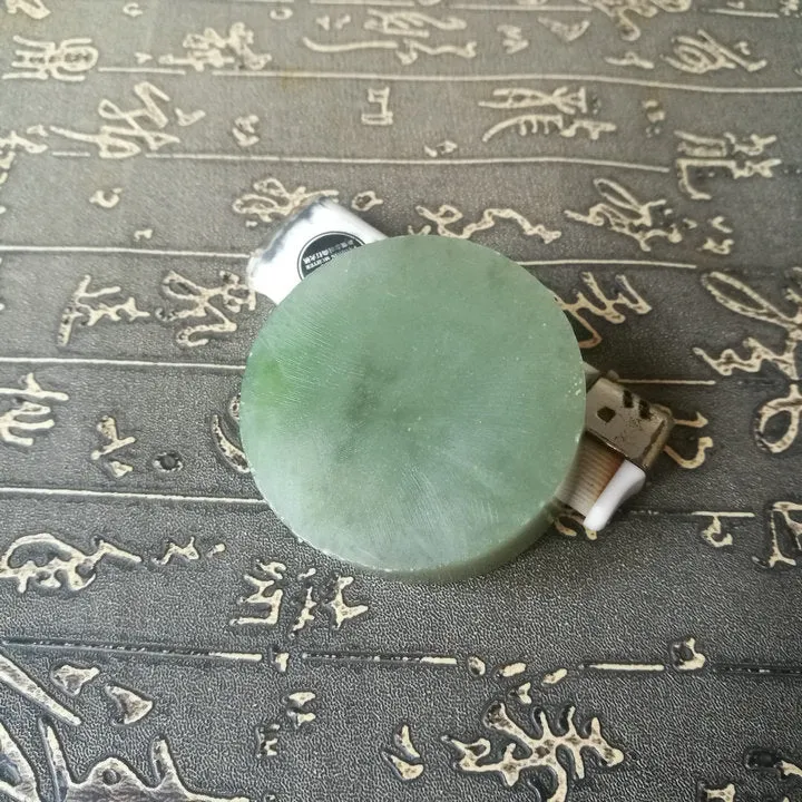 Natural Kunlun Jade Rough Nephrite Raw (126g, 5.3X5.3X1.9cm)