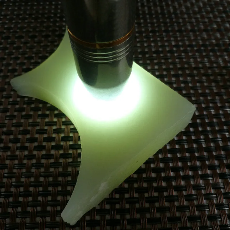 Natural Kunlun Jade Rough Nephrite Raw (127g,9X7X1.3cm)