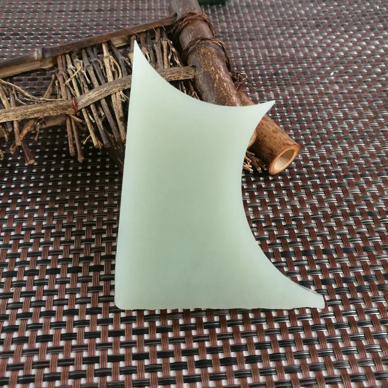 Natural Kunlun Jade Rough Nephrite Raw (127g,9X7X1.3cm)