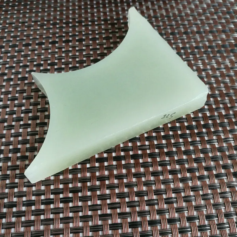 Natural Kunlun Jade Rough Nephrite Raw (127g,9X7X1.3cm)