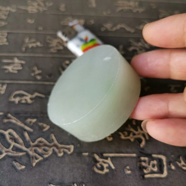 Natural Kunlun Jade Rough Nephrite Raw (137g, 5.4X5.4X2cm)
