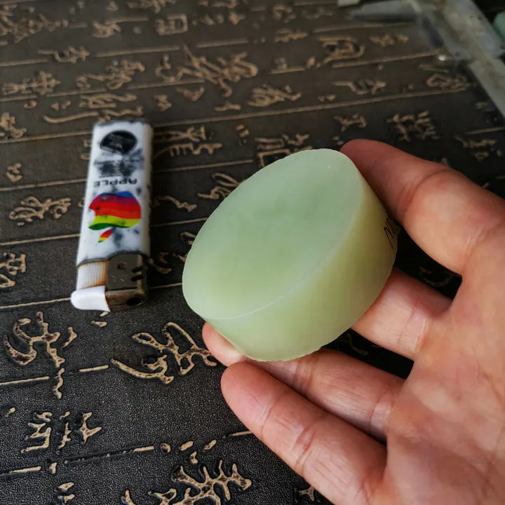 Natural Kunlun Jade Rough Nephrite Raw (145g, 5.7X5.7X2cm)