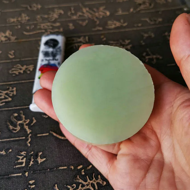 Natural Kunlun Jade Rough Nephrite Raw (145g, 5.7X5.7X2cm)