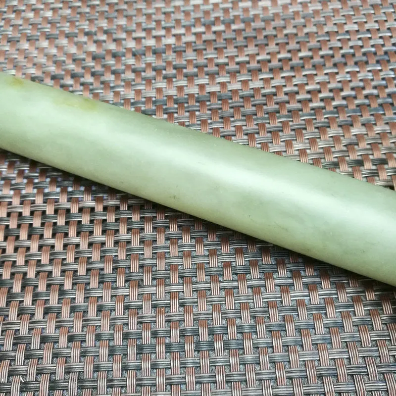 Natural Kunlun Jade Rough Nephrite Raw (216g,14.5X2.5cm)