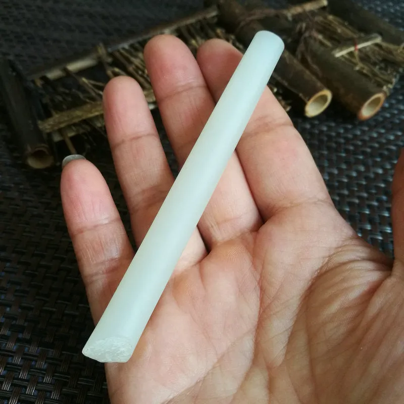 Natural Kunlun Jade Rough Nephrite Raw (22g,10X0.9X1cm)