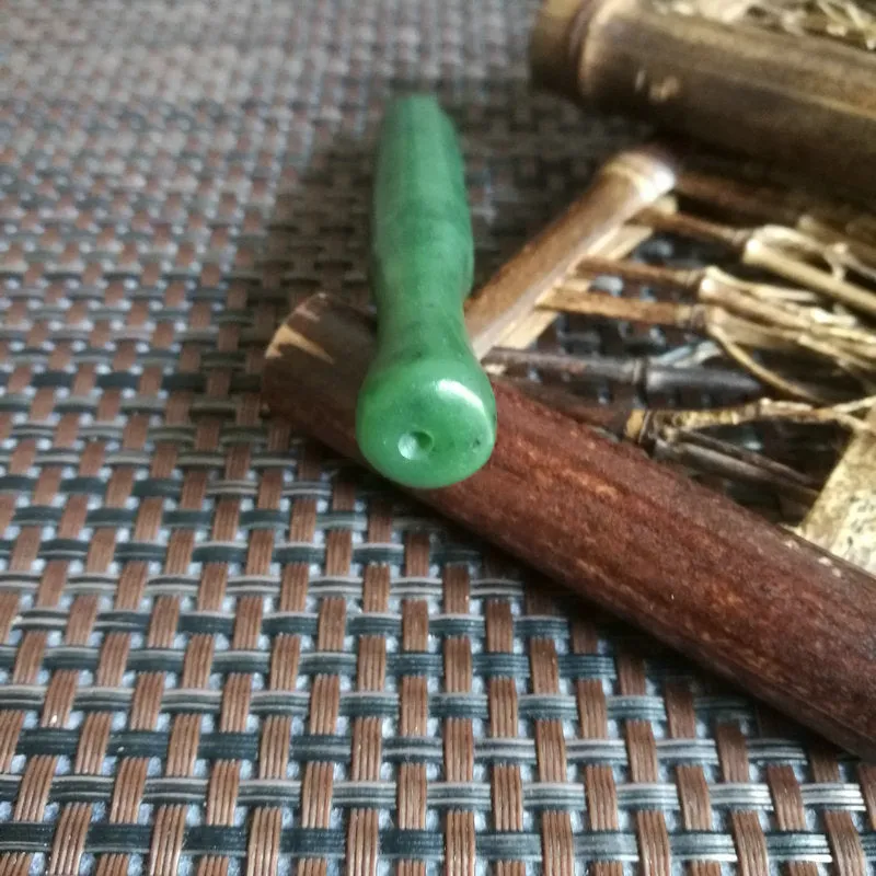 Natural Kunlun Jade Rough Nephrite Raw (25g,8.5X1.2cm)