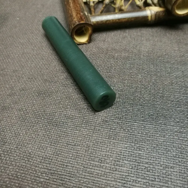 Natural Kunlun Jade Rough Nephrite Raw (26g,7.8X1.2cm)