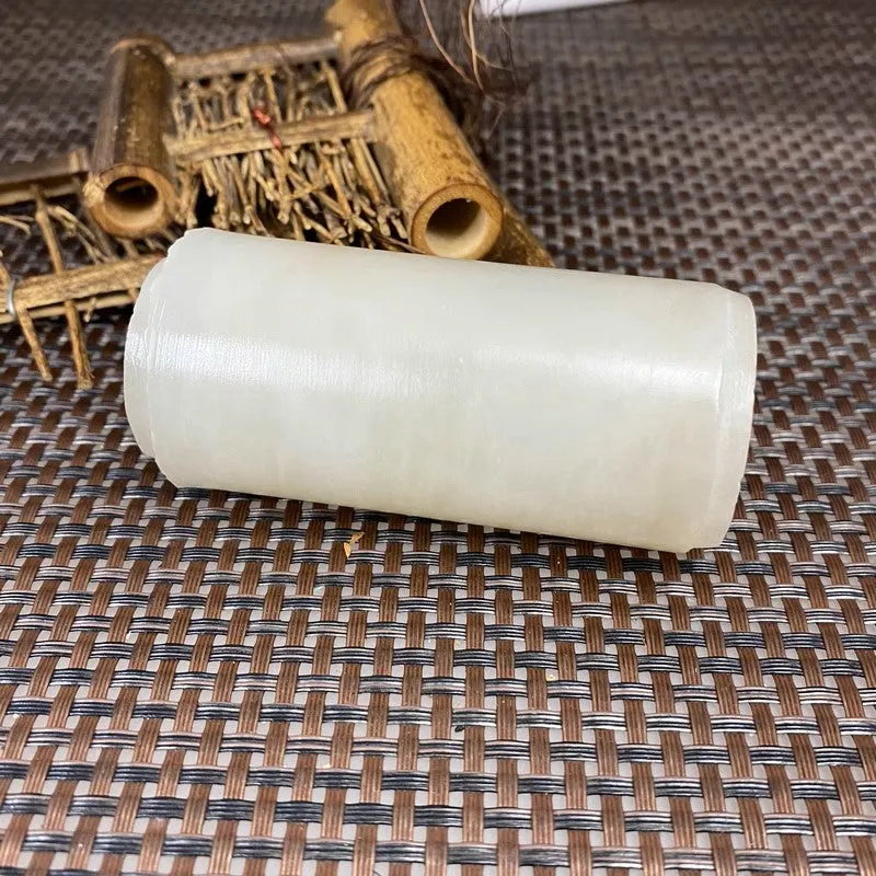 Natural Kunlun Jade Rough Nephrite Raw (270g,8.2X3.8cm)