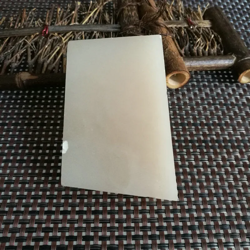 Natural Kunlun Jade Rough Nephrite Raw (280g,7.4X5X2cm)
