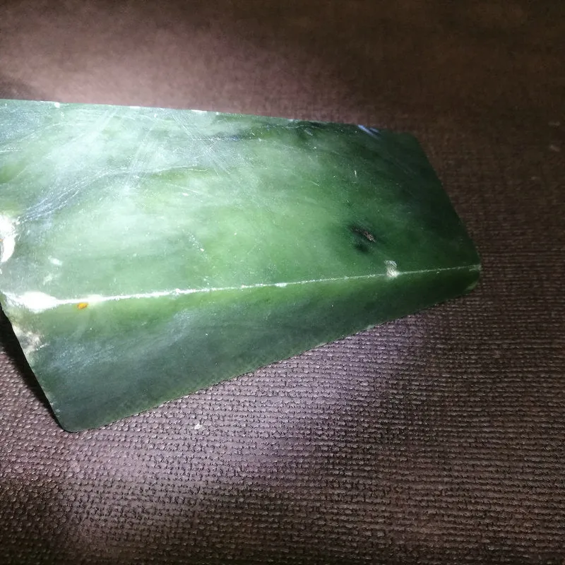 Natural Kunlun Jade Rough Nephrite Raw (313g,8X6.8X4.5cm)