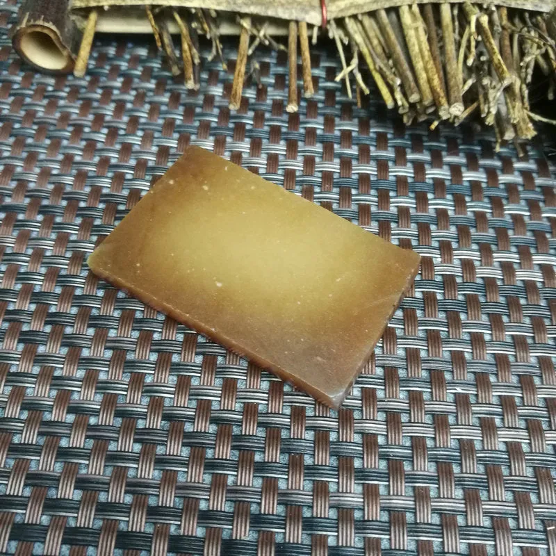 Natural Kunlun Jade Rough Nephrite Raw (33g,5.4X3.5X0.6cm)