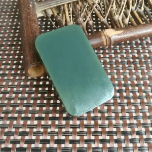 Natural Kunlun Jade Rough Nephrite Raw (37g, 5X3X0.8cm)