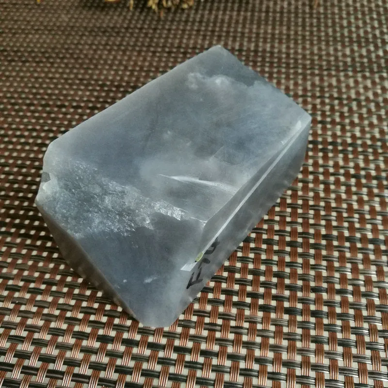 Natural Kunlun Jade Rough Nephrite Raw (392g, 8.5X4X3cm)