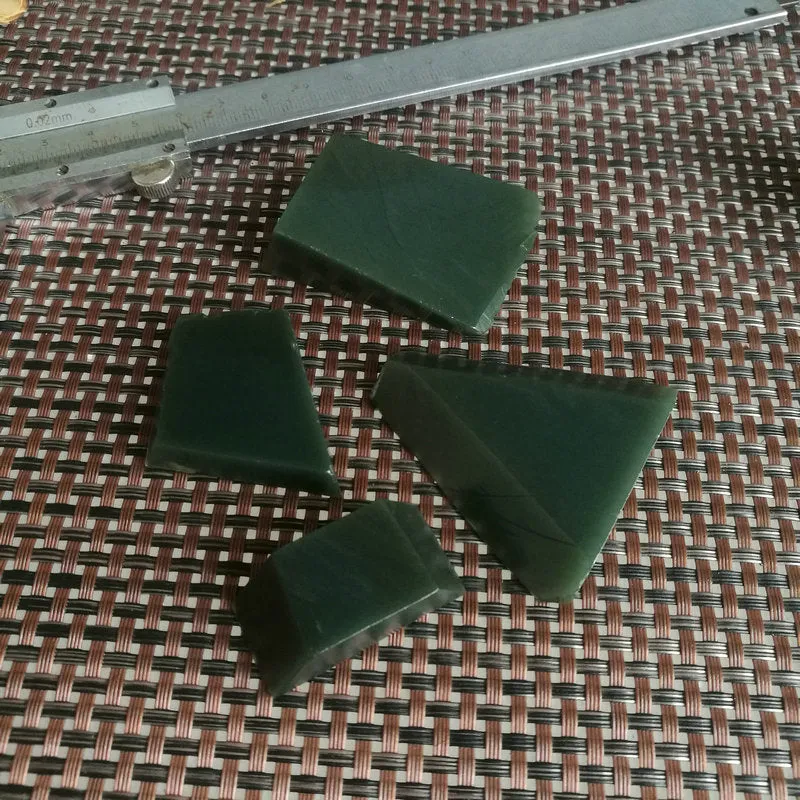 Natural Kunlun Jade Rough Nephrite Raw 4 Pieces S1
