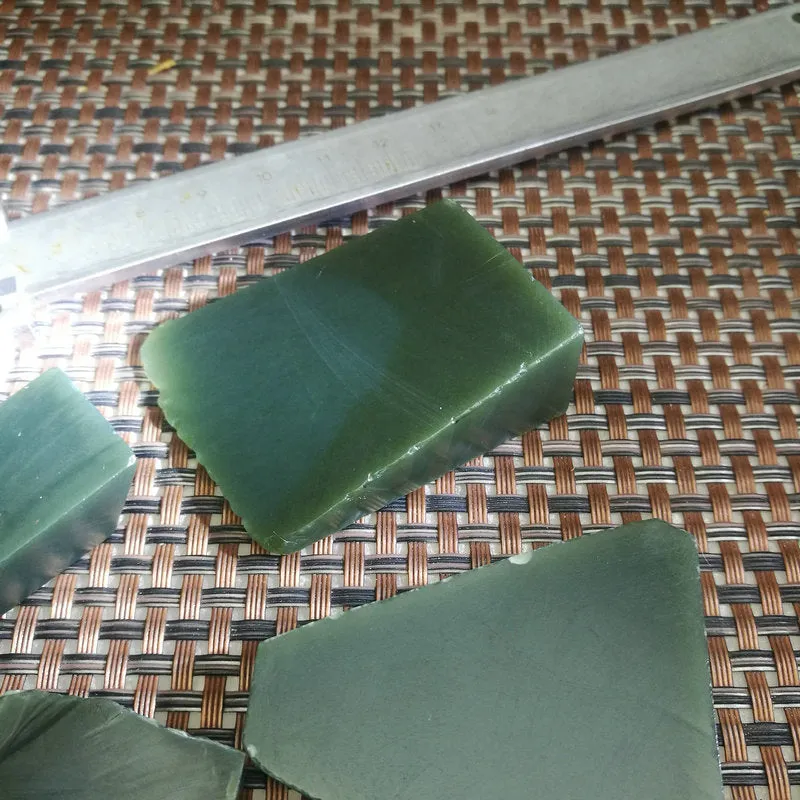 Natural Kunlun Jade Rough Nephrite Raw 4 Pieces S1