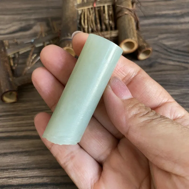 Natural Kunlun Jade Rough Nephrite Raw (42g,5.0X1.8cm)