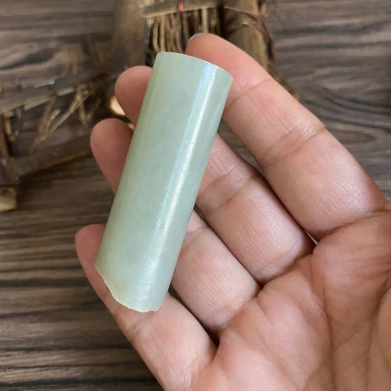 Natural Kunlun Jade Rough Nephrite Raw (42g,5.0X1.8cm)