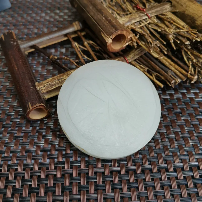 Natural Kunlun Jade Rough Nephrite Raw (47g,5.7X0.6cm)