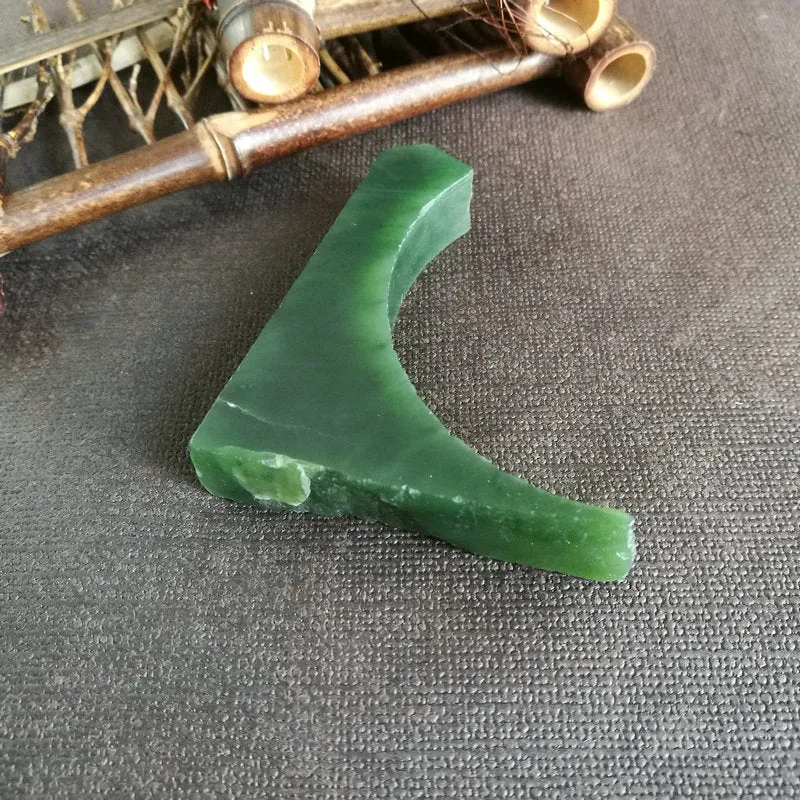 Natural Kunlun Jade Rough Nephrite Raw (49g,6.5X1.2X1.2cm)