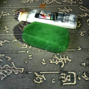 Natural Kunlun Jade Rough Nephrite Raw (54g, 4.5X3X1.5cm)