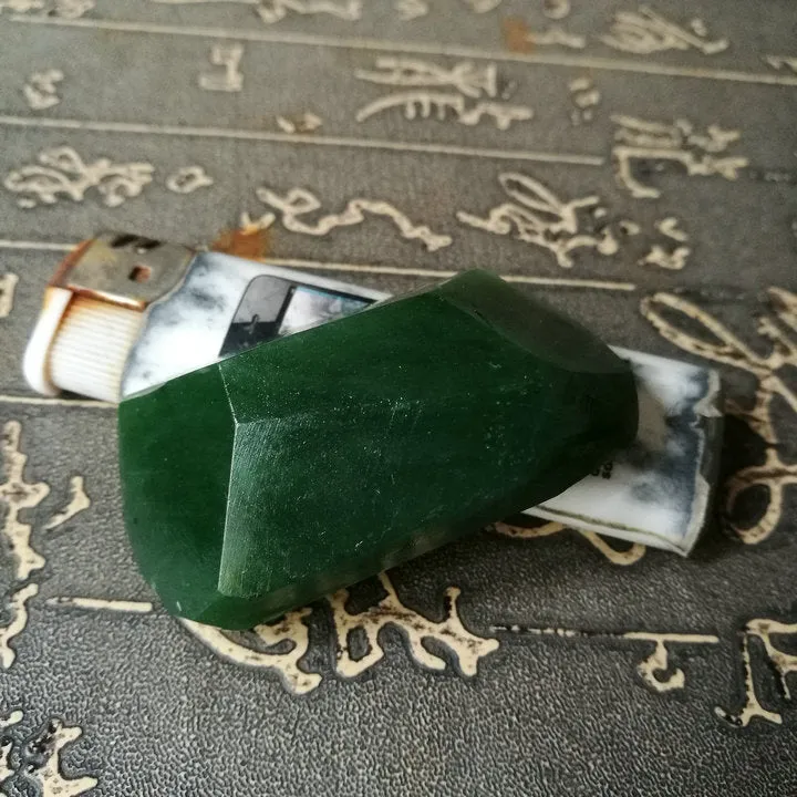Natural Kunlun Jade Rough Nephrite Raw (54g, 4.5X3X1.5cm)
