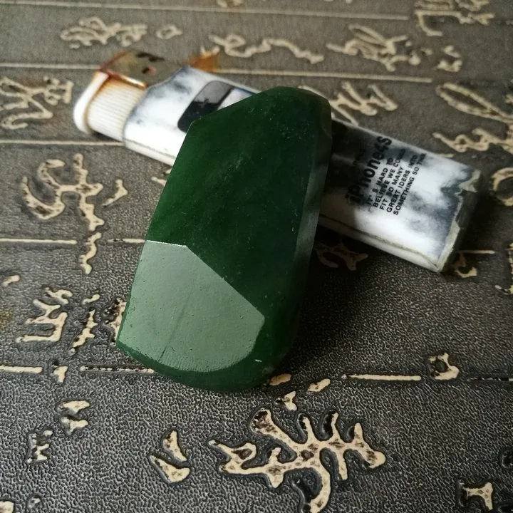 Natural Kunlun Jade Rough Nephrite Raw (54g, 4.5X3X1.5cm)