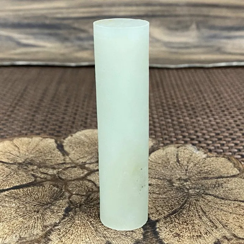 Natural Kunlun Jade Rough Nephrite Raw (54g,7.2X1.8cm)