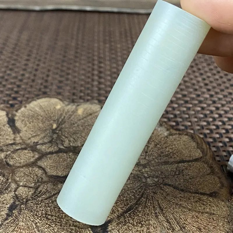 Natural Kunlun Jade Rough Nephrite Raw (54g,7.2X1.8cm)