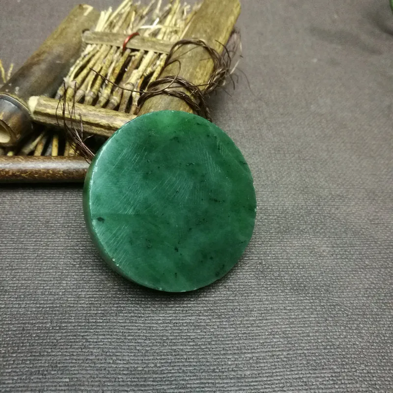 Natural Kunlun Jade Rough Nephrite Raw (59g, 5.3x0.9cm)
