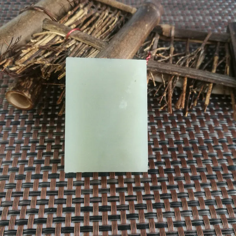Natural Kunlun Jade Rough Nephrite Raw (60g,5.3X3.8X1cm)