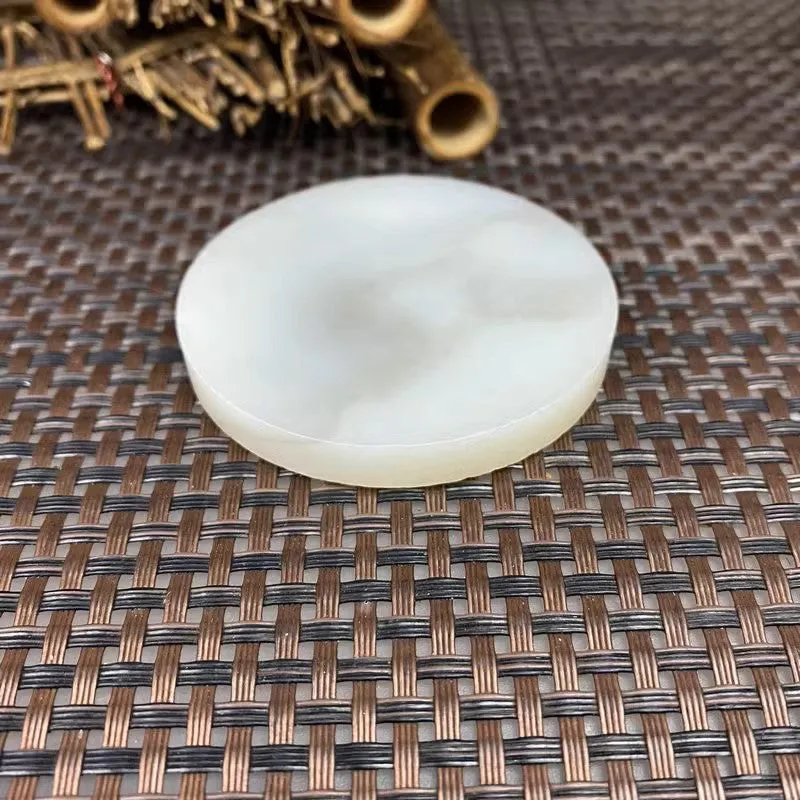 Natural Kunlun Jade Rough Nephrite Raw (60g,5.9X0.7cm)