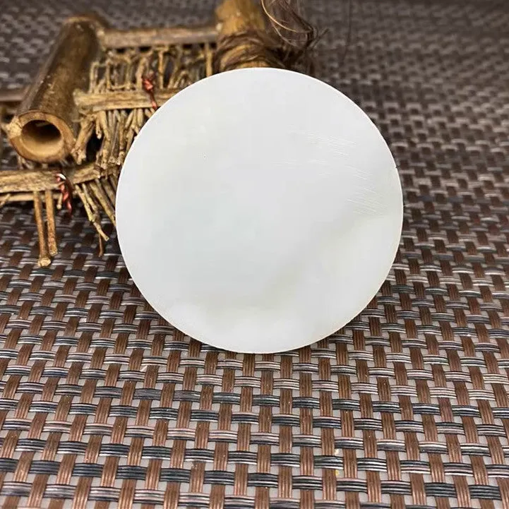 Natural Kunlun Jade Rough Nephrite Raw (60g,5.9X0.7cm)