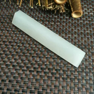 Natural Kunlun Jade Rough Nephrite Raw (61g,10X1.8X1.5cm)