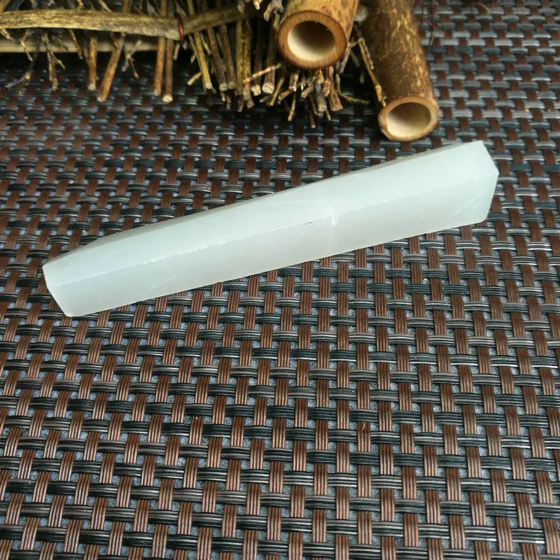 Natural Kunlun Jade Rough Nephrite Raw (61g,10X1.8X1.5cm)