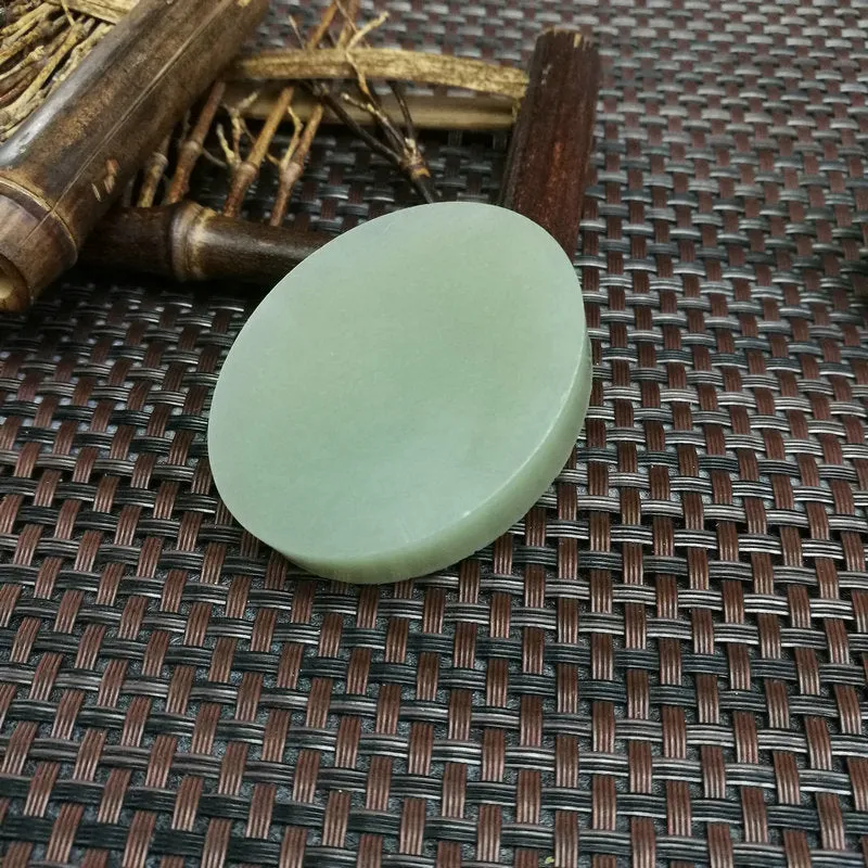 Natural Kunlun Jade Rough Nephrite Raw (61g,5X4X1.3cm)