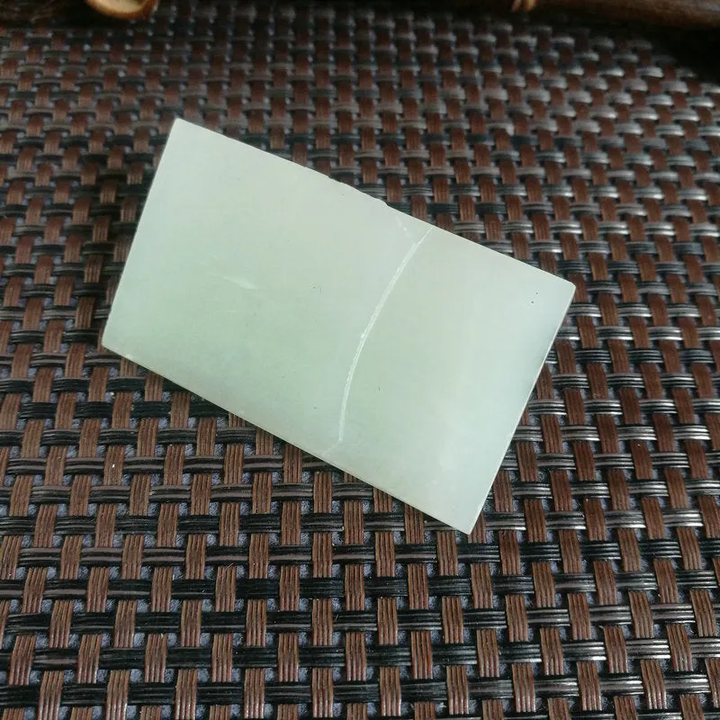 Natural Kunlun Jade Rough Nephrite Raw (63g,6X3.5X1.3cm)