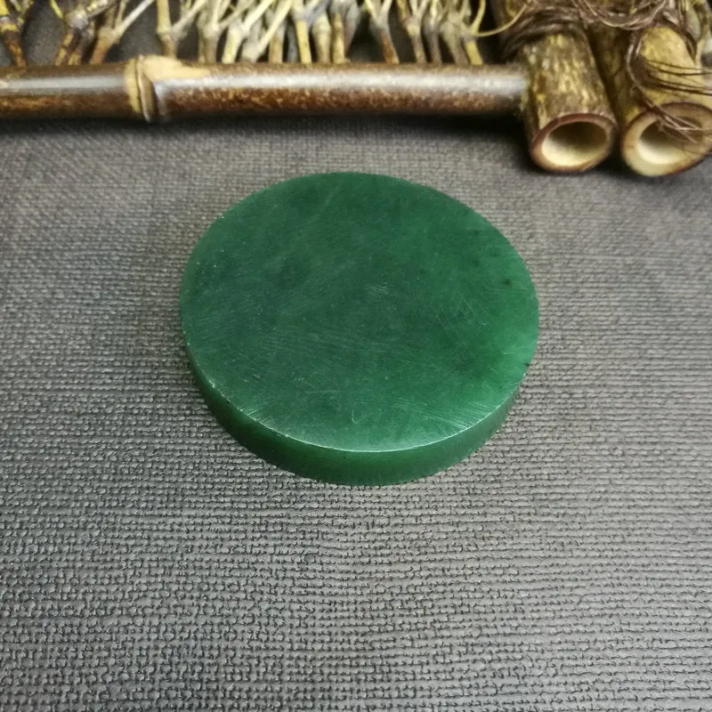 Natural Kunlun Jade Rough Nephrite Raw (66g,5.3X1cm)