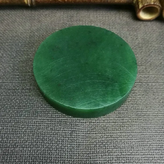 Natural Kunlun Jade Rough Nephrite Raw (66g,5.3X1cm)
