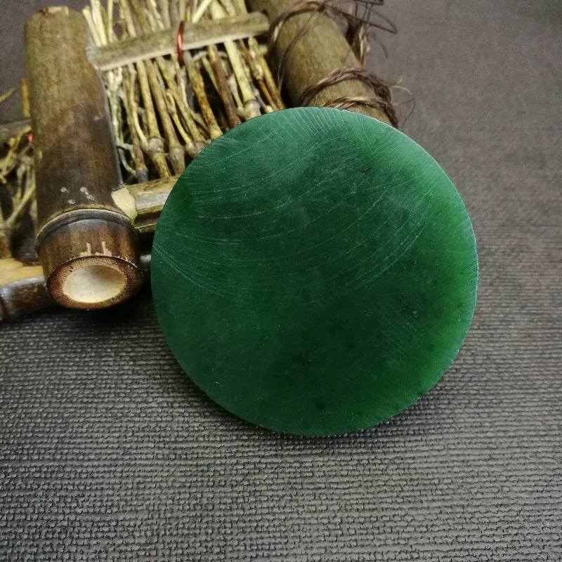 Natural Kunlun Jade Rough Nephrite Raw (66g,5.3X1cm)