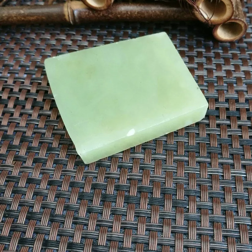 Natural Kunlun Jade Rough Nephrite Raw (74g,4.5X5X1cm)