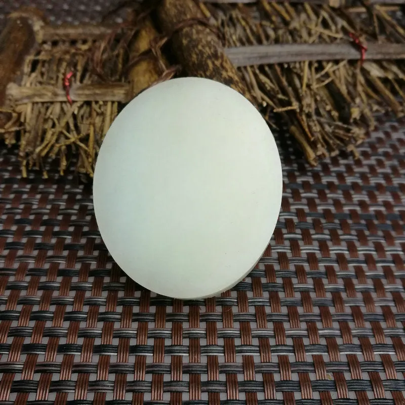 Natural Kunlun Jade Rough Nephrite Raw (75g,5.4X4.5X1.4cm)