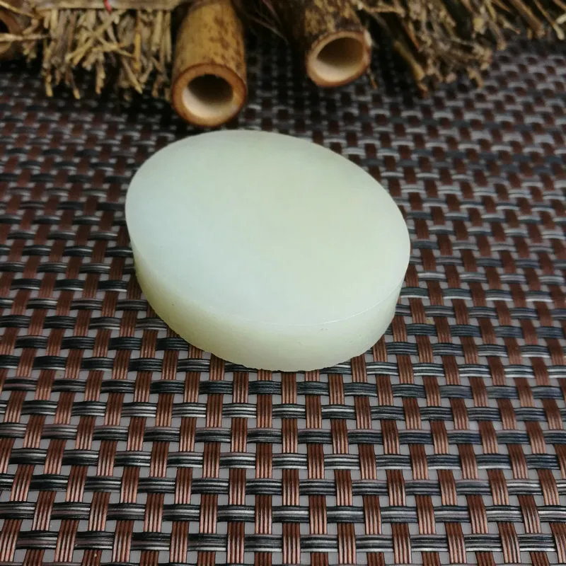 Natural Kunlun Jade Rough Nephrite Raw (75g,5.4X4.5X1.4cm)