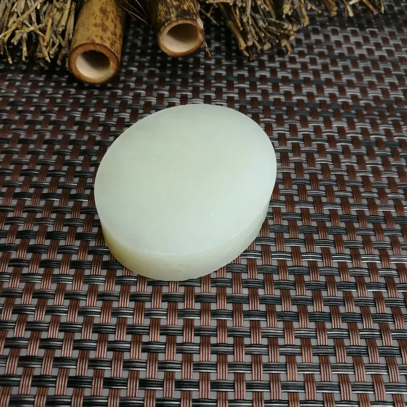 Natural Kunlun Jade Rough Nephrite Raw (75g,5.4X4.5X1.4cm)