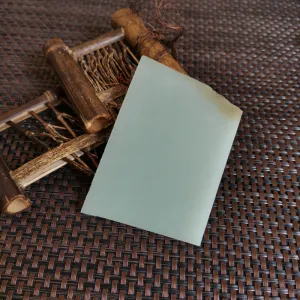 Natural Kunlun Jade Rough Nephrite Raw (75g,9.4X6.4X0.5cm)