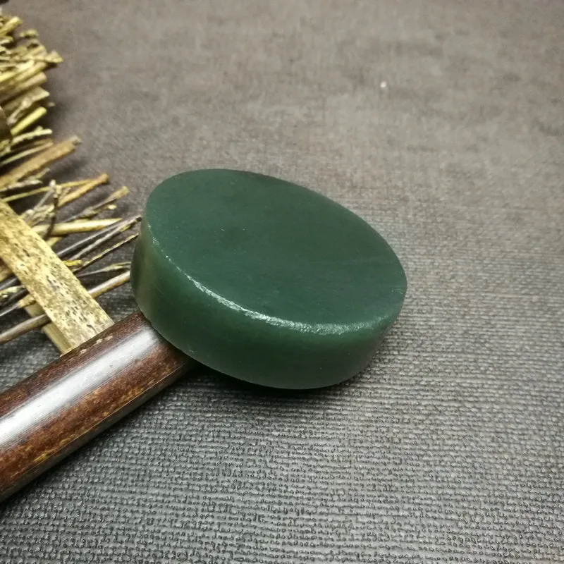 Natural Kunlun Jade Rough Nephrite Raw (77g,5X1.35cm)