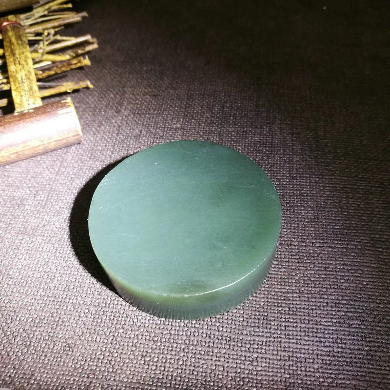 Natural Kunlun Jade Rough Nephrite Raw (77g,5X1.35cm)